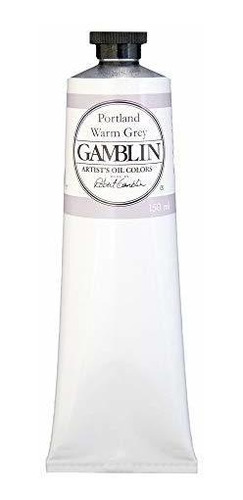 Gamblin Artist Oil, Tubo De 150 Ml, Portland Gris Calido (2