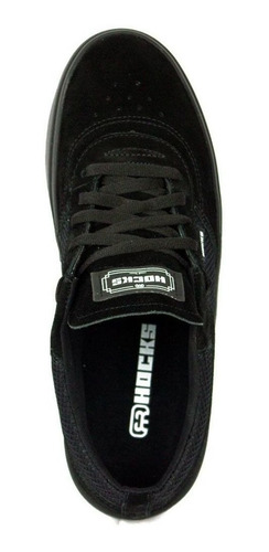 Imagem 5 de 8 de Tênis Skate Hocks Tempus Black Camurça Original