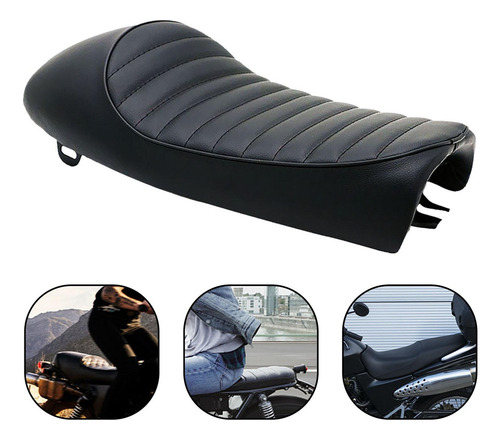 Rex Asiento De Almohadilla Del Trasero De Motocicleta Para