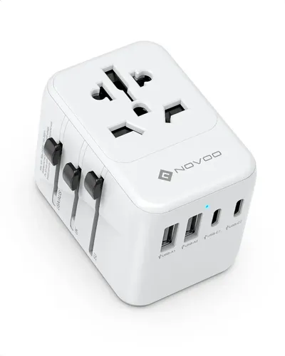 Adaptador Convertidor Enchufe Americano A Europeo Redondo X3 | Cuotas sin interés