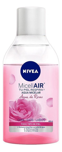 Nivea Agua Micelar Agua De Rosas, 400 Ml