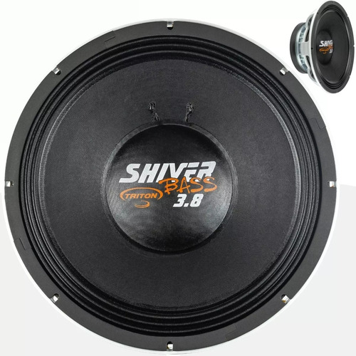 Woofer Triton 15 Polegadas 1900w Rms Shiver Bass 3800w 4 Ohm Cor Branco