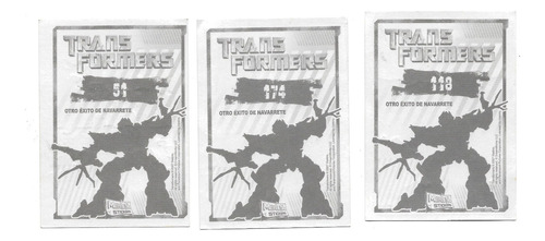 Lote Cromos Transformers , La Pelicula 2007