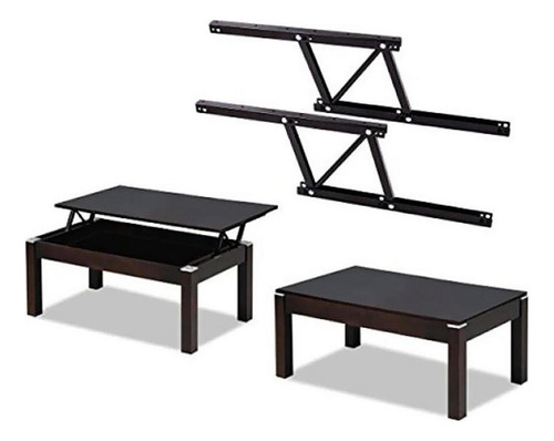 * 2 Piezas Mesa Elevadora De Café Mecanismo Ajuste De