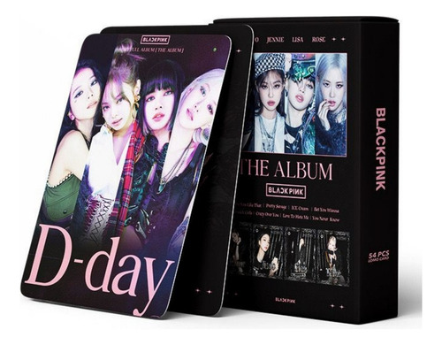 54 Photocards Blackpink - The Album D-day Edition
