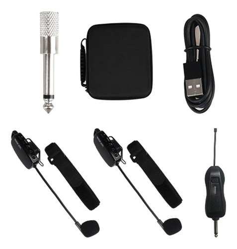 Micrófono Saxofón Erhu Pickup Flexible Estable Multiuso B