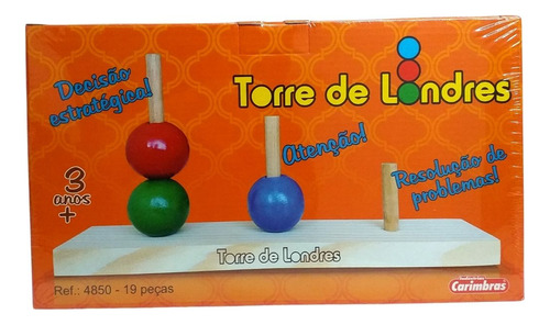 Torre De Londres Desafio Educativo Raciocínio Lógico