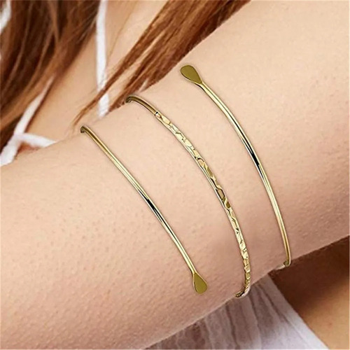 De Pulsera Punk Metal Coil Braz