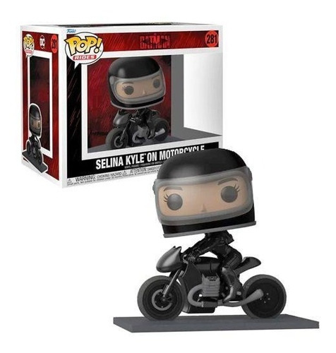 Funko Pop Selina Kyle En Moto 281 Gatubela Dc The Batman