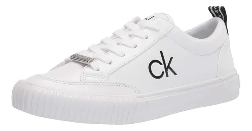 comprar Tenis Calvin Klein Originales Blanco Mujer Comodos Casuales Lariss