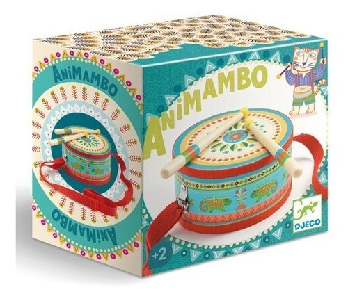 Tambor Animambo Instrumento Musical Infantil Djeco