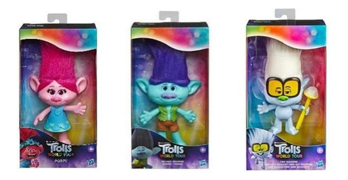 Muñecos Hasbro Trolls World Tour 15cm Nuevo Por Unidad