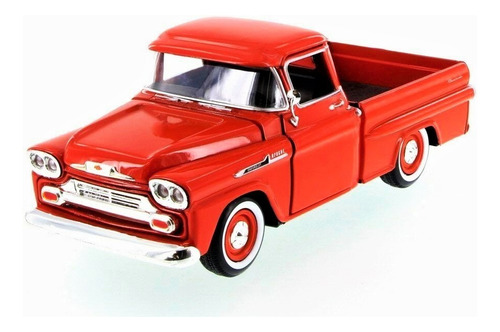Chevrolet Apache 1958 Pick Up - En Caja Roja - Motormax 1/24