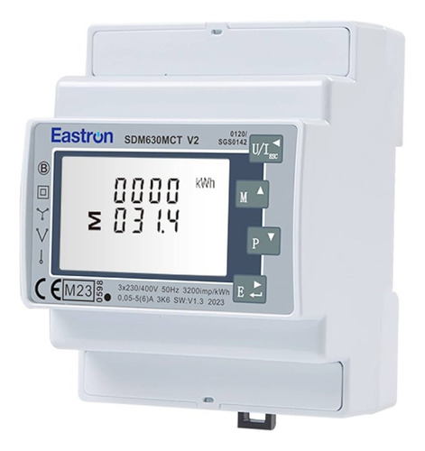Energy Meter Sdm630 -250a/1a Trifásico + Tc Medidor Corrente