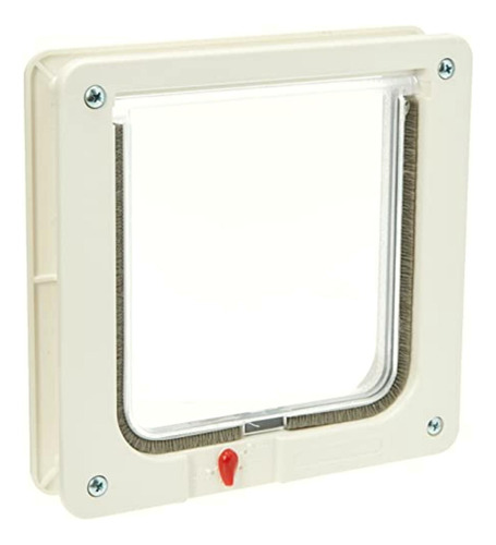Lockable Cat Flap With Telescoping Frame 6.25x6.25 