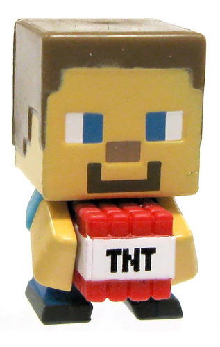 Figura Minecraft - Tnt Steve - Mini Mattel