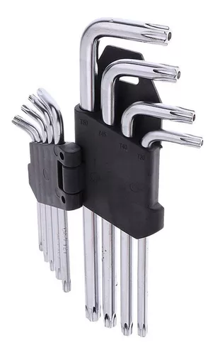 Juego de llaves torx 9 piezas