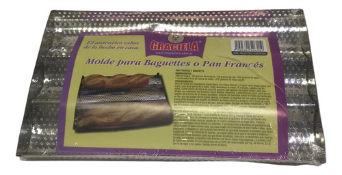 Baguettera Molde Para Pan Francés- Baguette Graciela 