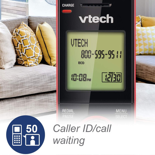 Telefone Sem Fio Vtech Cs6919-16 Dect 6.0 Com Identificador
