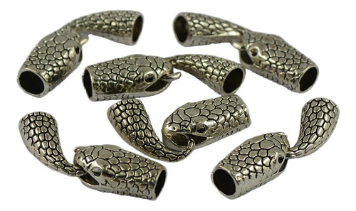 6 Juegos De Broches De Palanca De Plata De Serpiente De