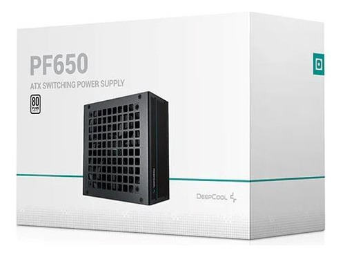 Fuente de alimentación para PC Deepcool PF650 650W negra 220V
