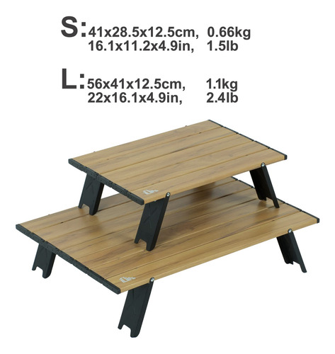 Mesa Plegable Ultraligera Compacta Para Picnic En La Playa Nature