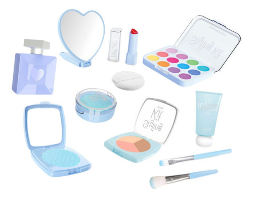 Kit De Maquillaje De 11 Piezas Juego De Juegos Para Azul