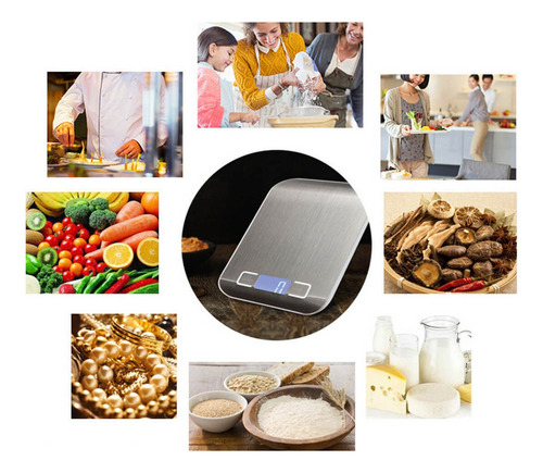 - Báscula De Cocina Digital Pequeña Precisa Nutricional 5kg