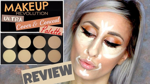 Makeup Revolution - Paleta Correctores Claro Medio Contorno | Envío gratis