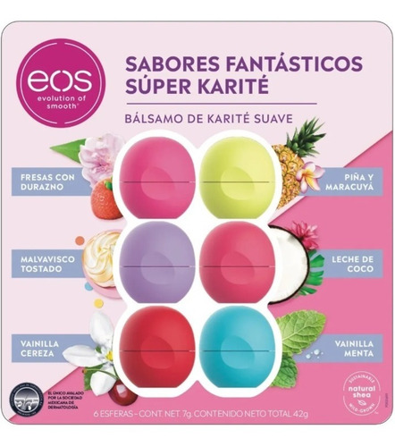 Eos Bálsamo Labial Multiples Sabores