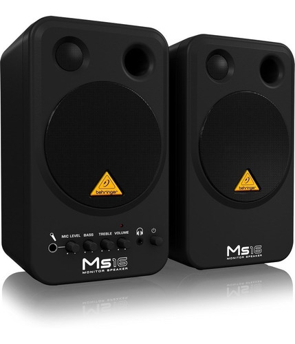 Monitores Behringer Ms16 De Estudio Activos 16 Whts Original