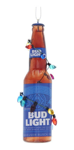 Budweiser® Bud - Botella De Luz Con Bombillas Navidenas, Pla