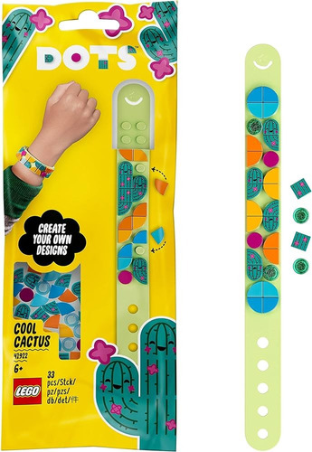 Lego Dots Pulseras - Modelo Sirenas / Helados / Cactus