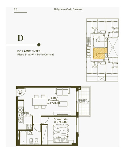 En Venta Departamentos Nuevos De 1, 2 Y 3 Ambientes; Gran Emprendimiento En Caseros Centro, Entrega Programada Octubre 2027 - Ficha 10060
