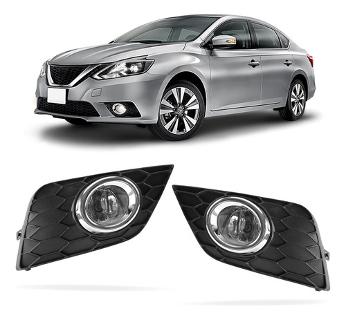 Dlaa Luz Antiniebla Para Nissan Sentra Sylphy Kit Delantera