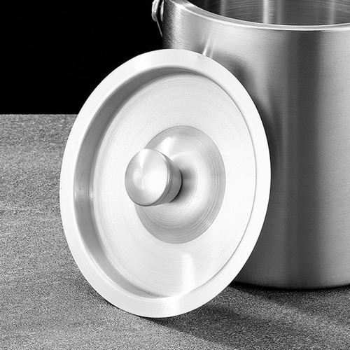 Cubo De Hielo De Acero Inoxidable, De Hielo Con 2.0l