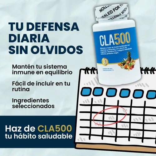 Sistema Inmunológico Cla500 C/ - g a $2645