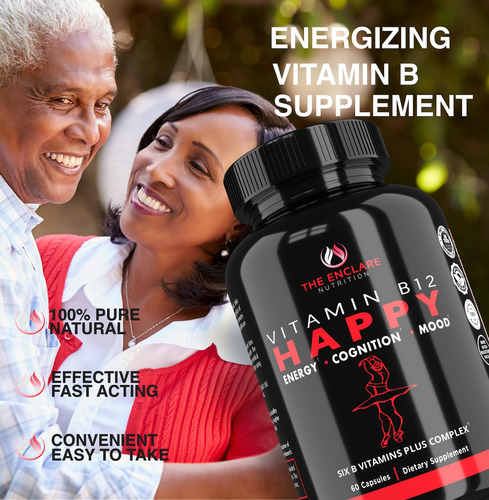 The Enclare Nutrition Complejo Vitaminas B12 60 Cápsulas