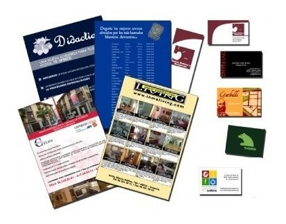 Volantes, Tarjetas, Banners, Folletos, Impresos.