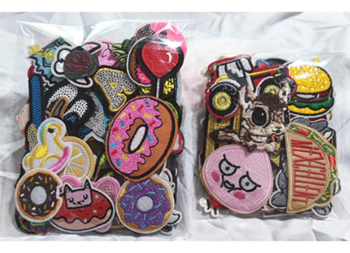 Parche Bordado De 50 Piezas, Bonito Dibujo Animado, Seguro,