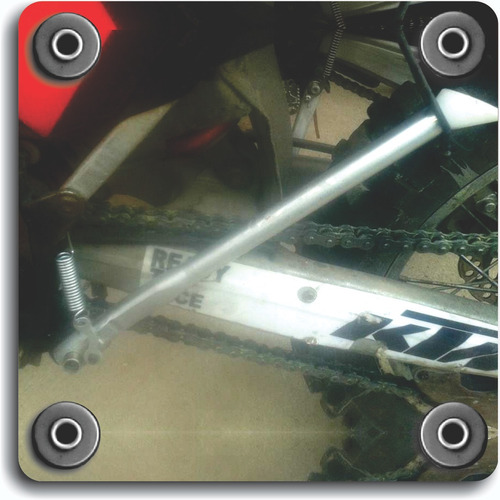 Imagen 1 de 1 de Muleta Lateral Acero Inoxidable Ktm 2008-2021