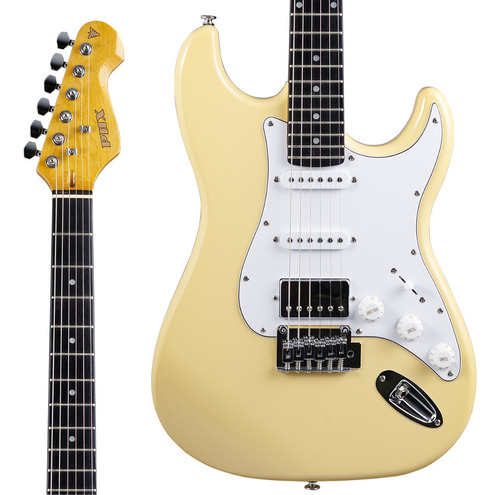 Guitarra Stratocaster Phx Power Hss Premium St-h Pr Ch Creme