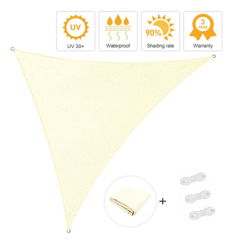 A . Tenda Para Carro De Tela Sombreamento Triangular 3x3m