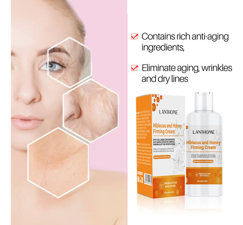 Crema Facial Para Ojos D Honey Organics, Humectante Facial Y