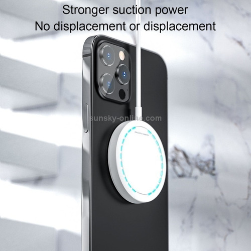 Cargador Inalámbrico iPhone 15w Magnético Ultrafino *itech