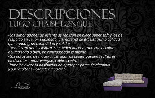 Imagen 4 de 5 de Rinconero Lugo Chaise Longe