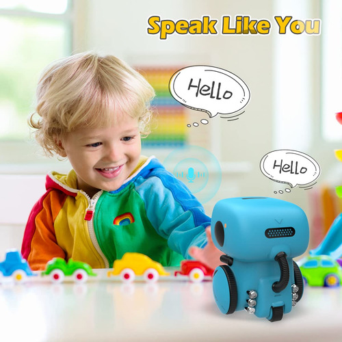 Robot Interactivo Kaekid Modelo Robótico Para Niños 3 A 5 Añ Personaje Color