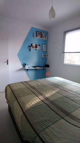 Imagem 6 de 21 de Apartamento Com 2 Dormitórios À Venda, 48 M² Por R$ 265.000,00 - Jardim Henriqueta - Taboão Da Serra/sp - Ap0637