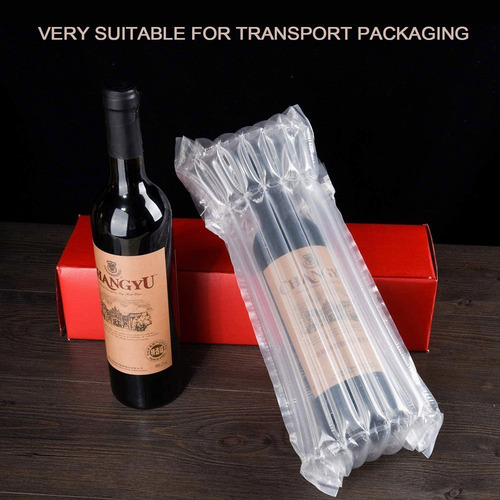 Bolsa De Aire Burbuja Protector De Botellas Vino 3 Unidades