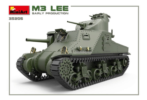 Tanque Americano M3  Lee Interior Completo Miniart A 1 :35